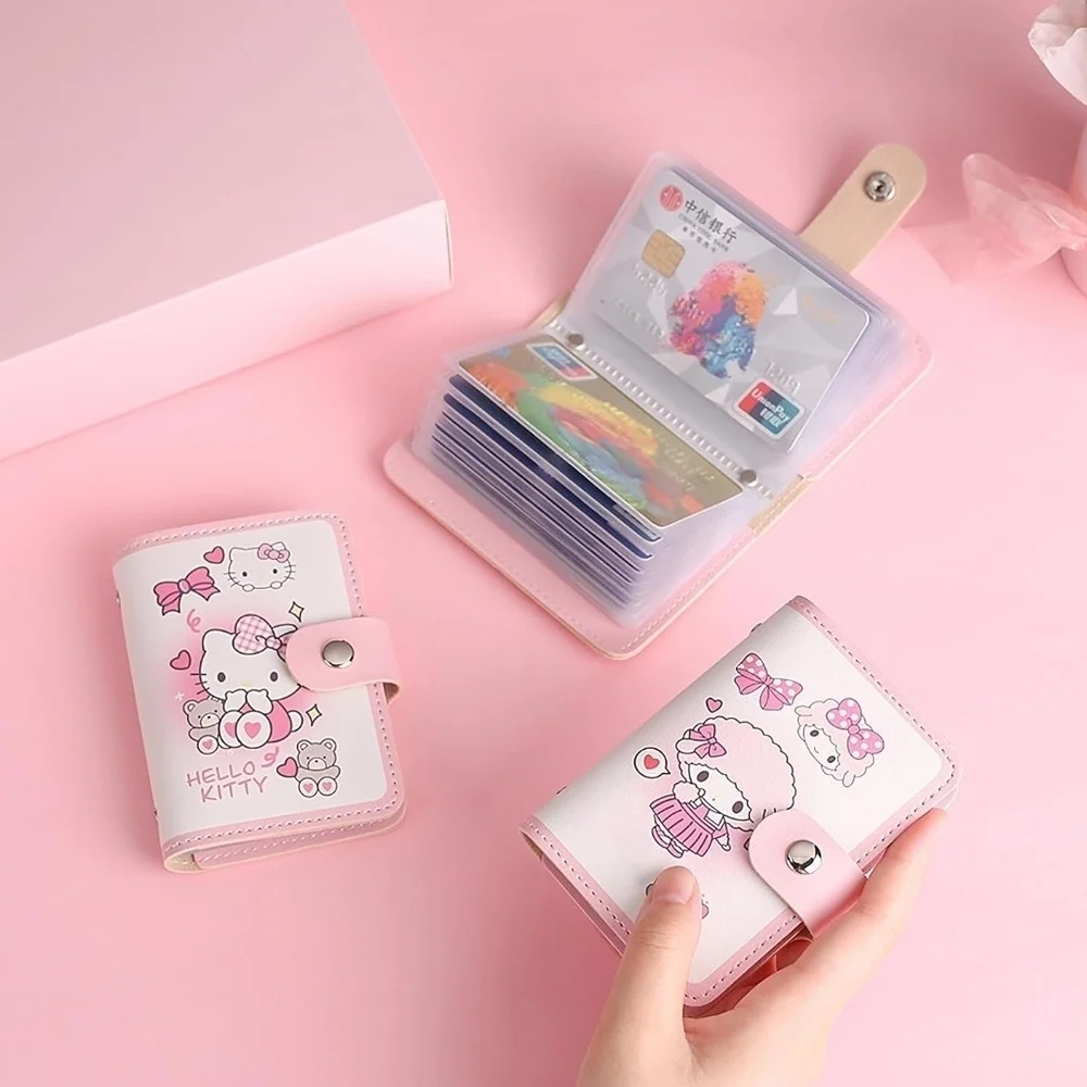 Kuromi Halloween Wallet with Keychain - Lavender and Cream